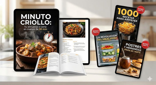 MINUTO CRIOLLO 🍲 : tu almuerzo o cena en menos de 30  minutos + 🎁 3 bonos de regalo GRATIS 🔥